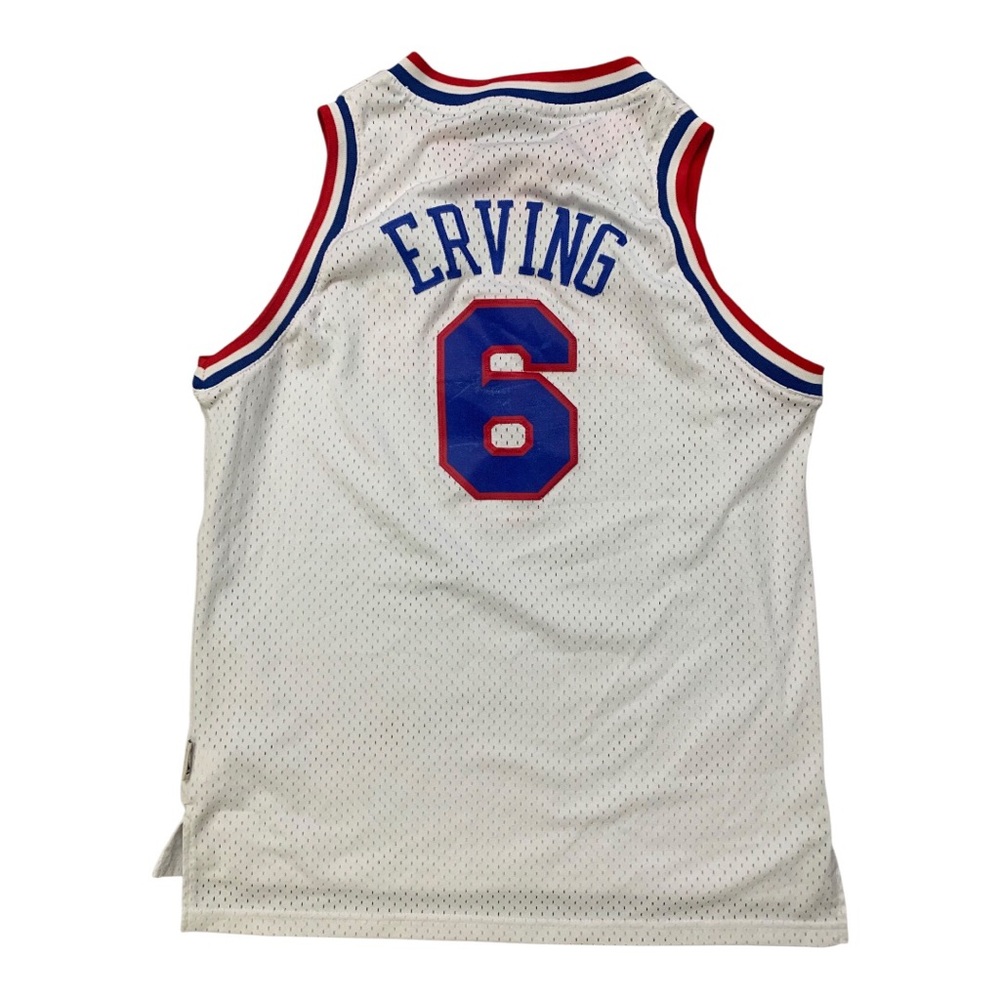 Vintage Adidas NBA Julius Erving Philadelphia 76ers 
Jersey White - Picture 2 of 10